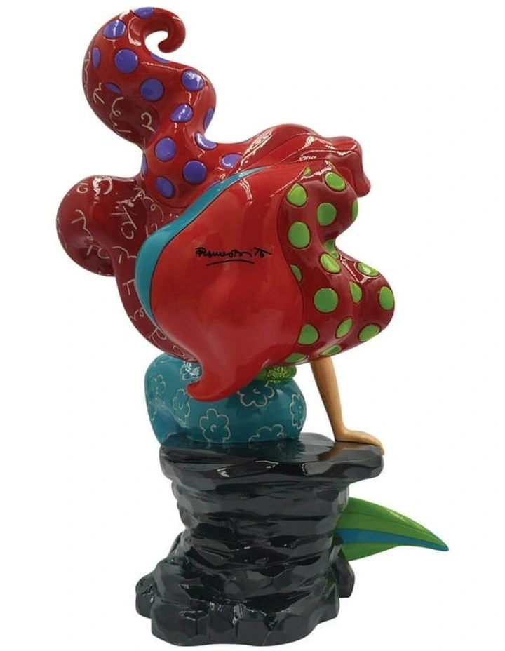 Britto Ariel On Rock Figurine Height 17cm in Multi image 2