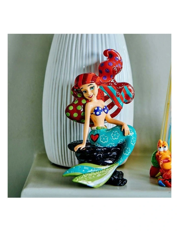 Britto Ariel On Rock Figurine Height 17cm in Multi image 5