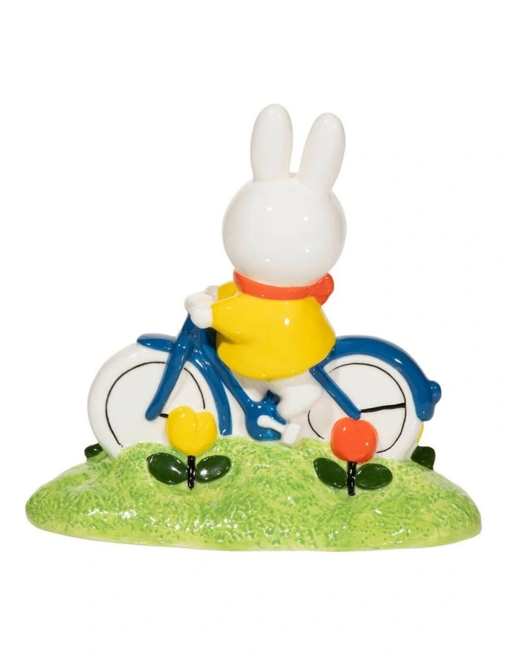 Tulip Garden Bike Ride Figurine in Multi image 2