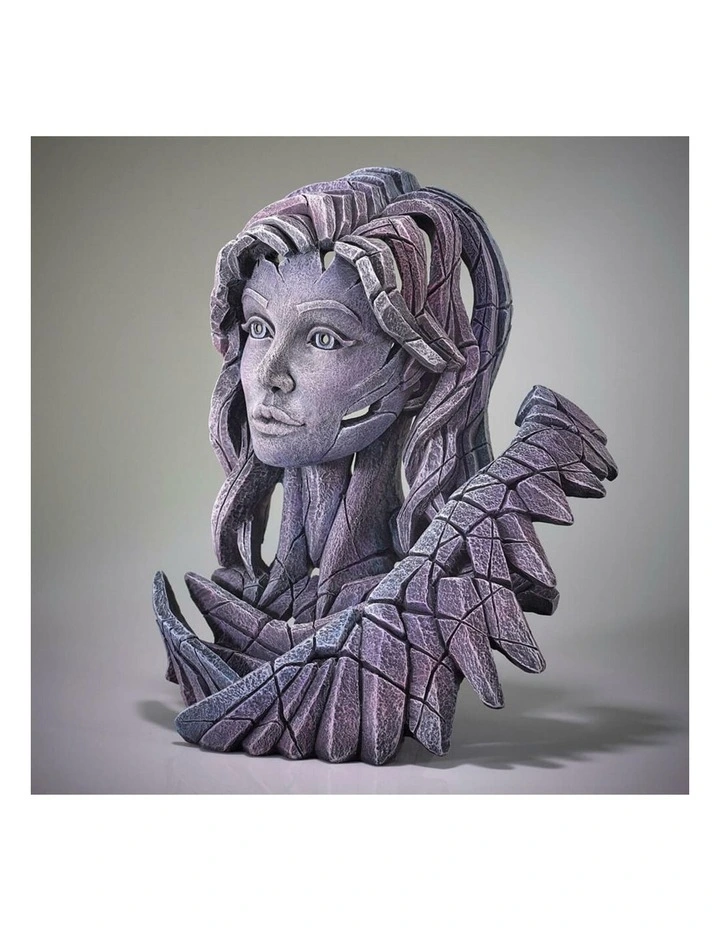 Bust Angel Stone Resin Garden And Home Decor Sculpture in Purple image 4