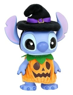 Pumpkin Outfit Grand Jester PVS Stitch Figurine Gifts 10cm in Multi