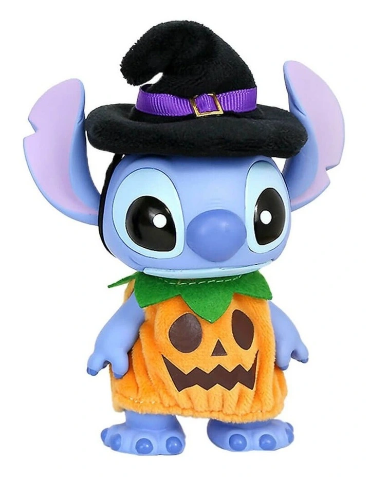 Pumpkin Outfit Grand Jester PVS Stitch Figurine Gifts 10cm in Multi image 1