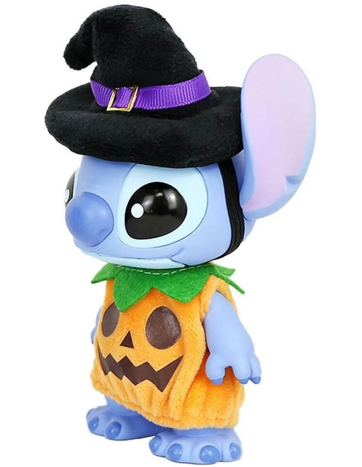 Pumpkin Outfit Grand Jester PVS Stitch Figurine Gifts 10cm in Multi image 2