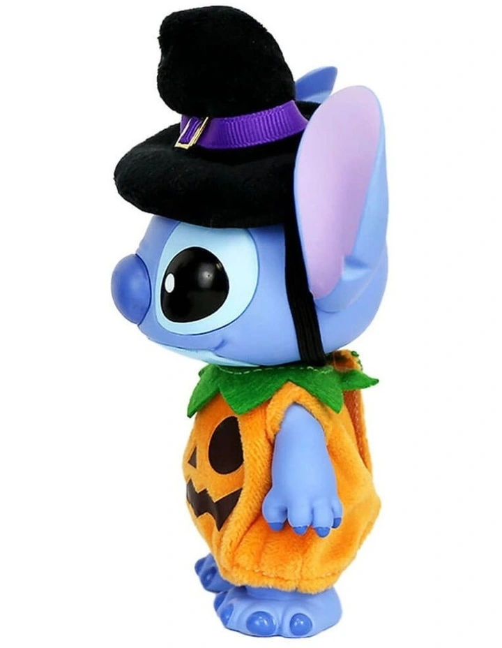 Pumpkin Outfit Grand Jester PVS Stitch Figurine Gifts 10cm in Multi image 3
