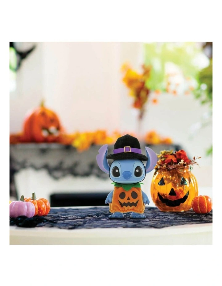 Pumpkin Outfit Grand Jester PVS Stitch Figurine Gifts 10cm in Multi image 6