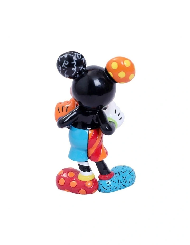 Britto Mickey Holding Heart Mini Figurine Height 9cm in Multi image 2