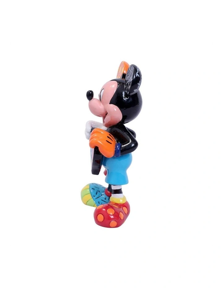 Britto Mickey Holding Heart Mini Figurine Height 9cm in Multi image 4