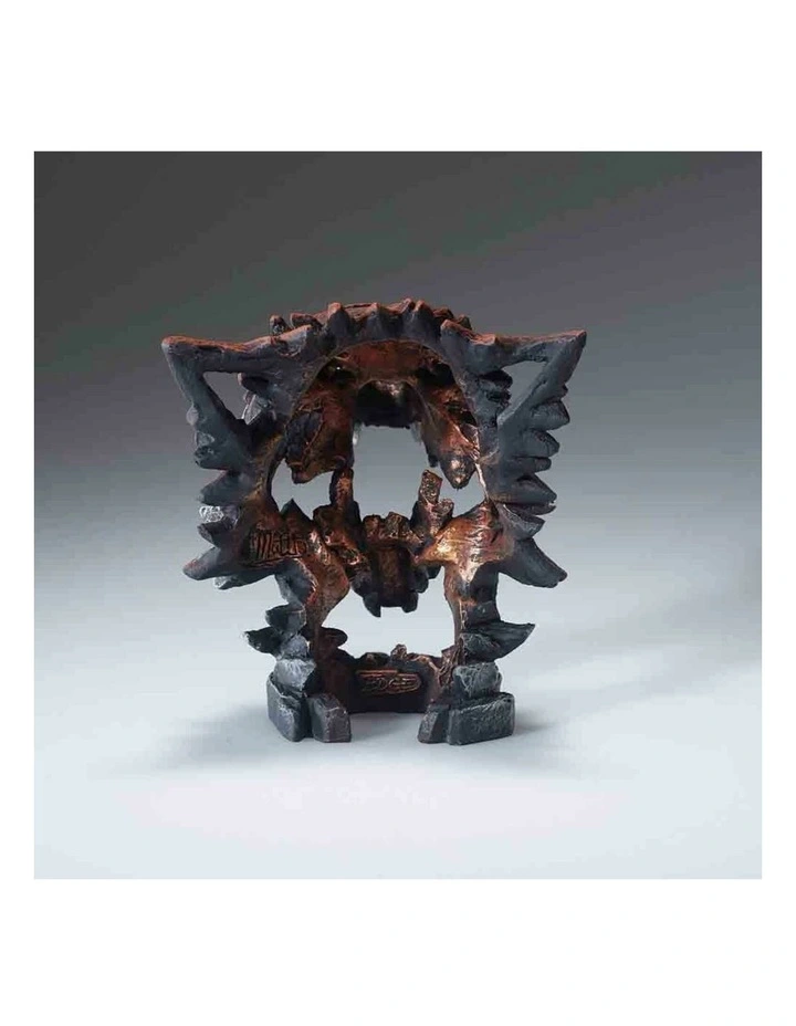 Garden And Home Decor Stone Resin Miniature Wolf Bust Height 13cm in Multi image 6