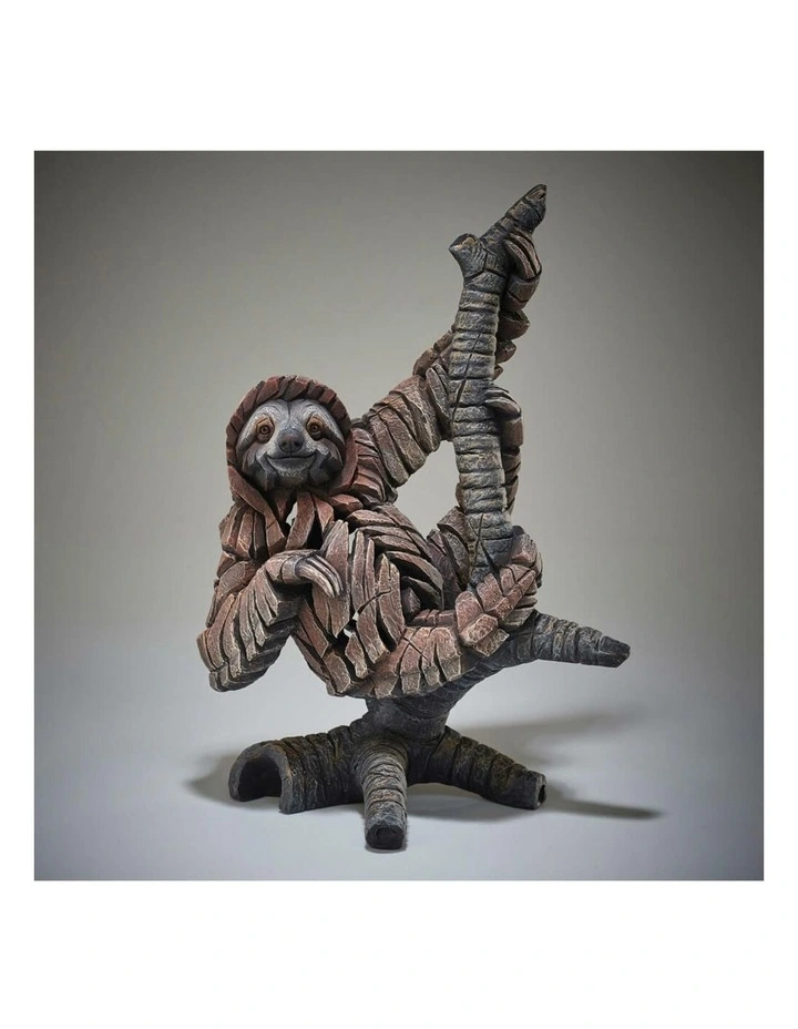 Garden And Home Decor Stone Resin Sloth Figure Sculpture in Multi image 3