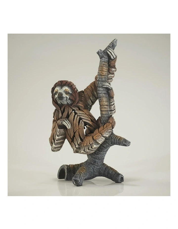 Miniature Sloth Figure Sculpture in Multi image 5