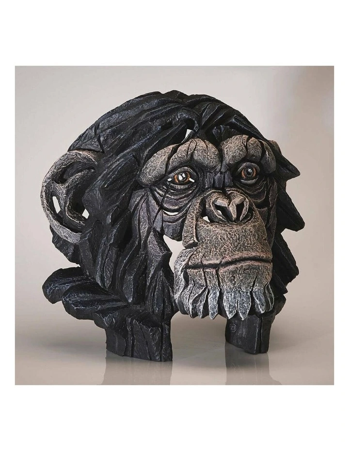 Garden And Home Decor Stone Resin Chimpanzee Bust Height 30cm in Multi image 4