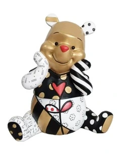 Britto Rb Midas Winnie The Pooh Large Figurine 18.5cm in Multi