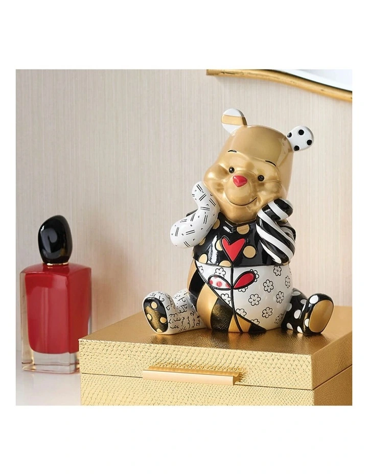 Britto Rb Midas Winnie The Pooh Large Figurine 18.5cm in Multi image 2