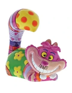 Britto Cheshire Cat Lying Mini Figurine in Multi