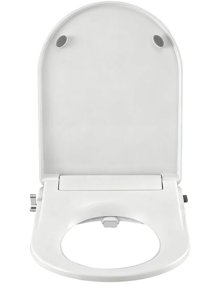Non Electric Bidet Toilet Seat in White image 2