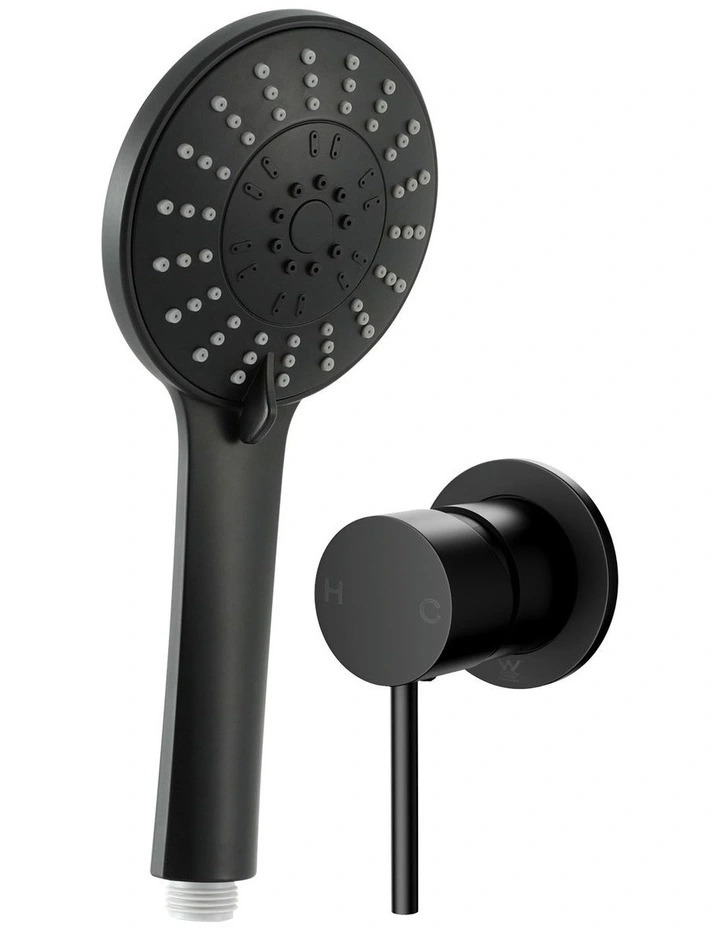 4.5 Handheld Shower Head Round with Wall  Bathroom Mixer image 1