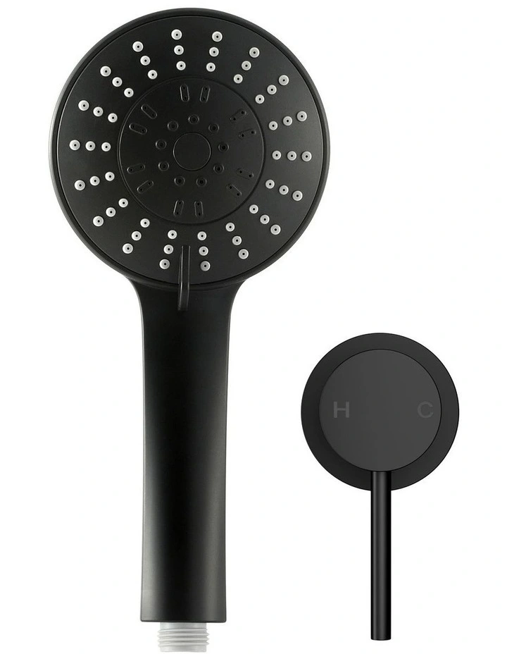 4.5 Handheld Shower Head Round with Wall  Bathroom Mixer image 2