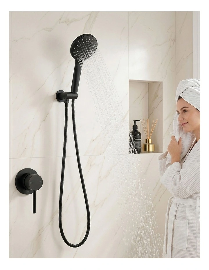 4.5 Handheld Shower Head Round with Wall  Bathroom Mixer image 3