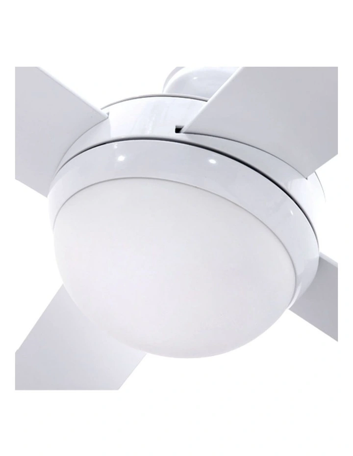 DC Motor With Light And Remote Ceiling Fan 52'' in White image 4