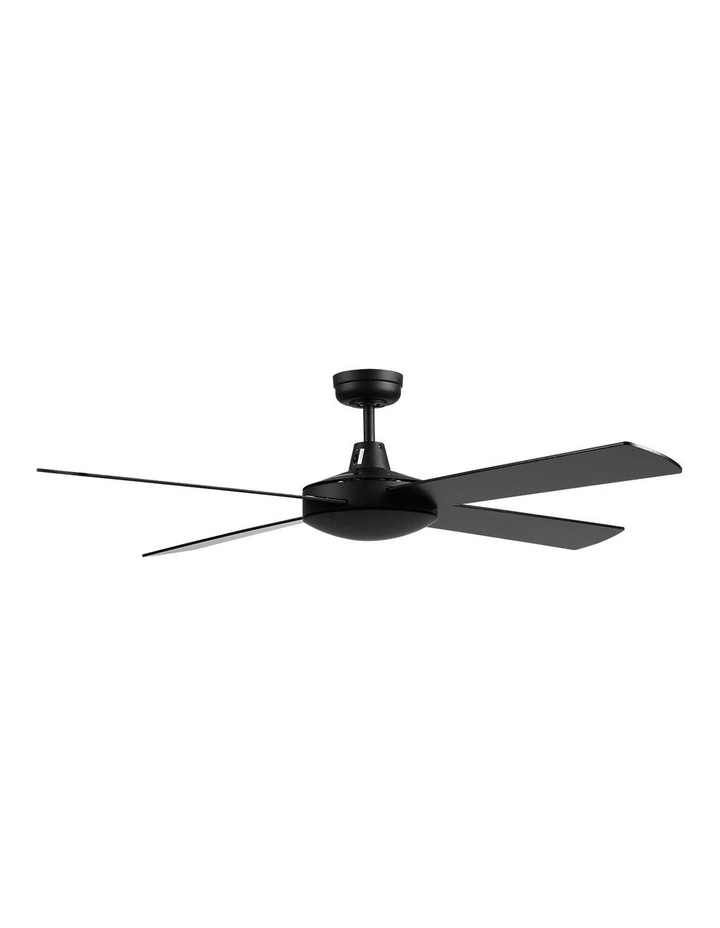 DC Motor 4 Blades With Remote Ceiling Fan 52'' in Black image 2