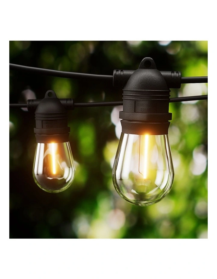 73m Festoon Lights Christmas Fairy String Lights Outdoor Party Garden Decor image 3