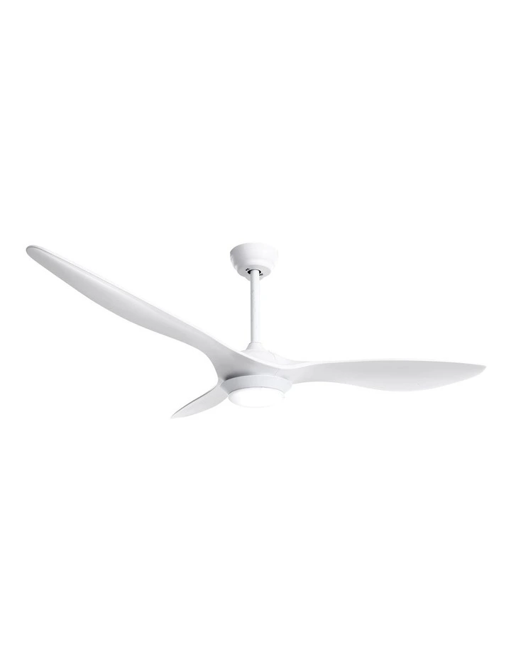 DC Motor With Light And Remote Ceiling Fan 52''  in White image 2