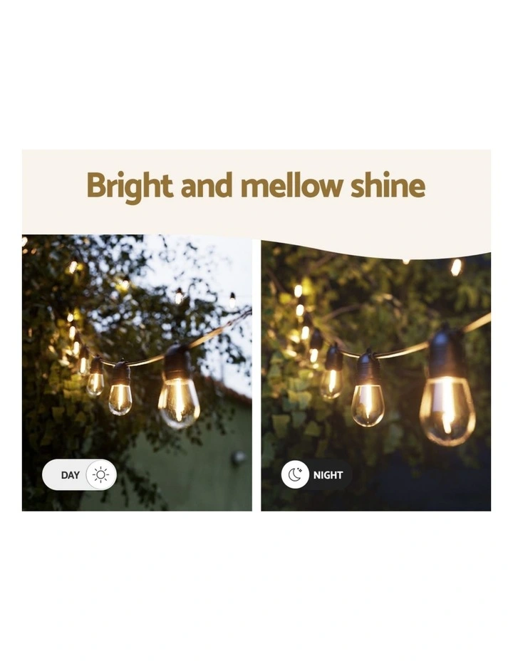 64m Festoon Lights Christmas Fairy String Lights Outdoor Party Garden Decor image 7