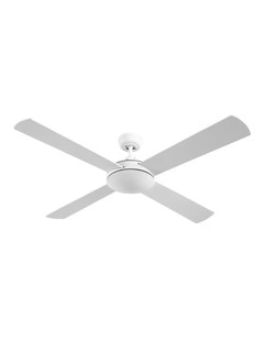 Dc Motor 4 Blades With Remote Ceiling Fan 52'' in White
