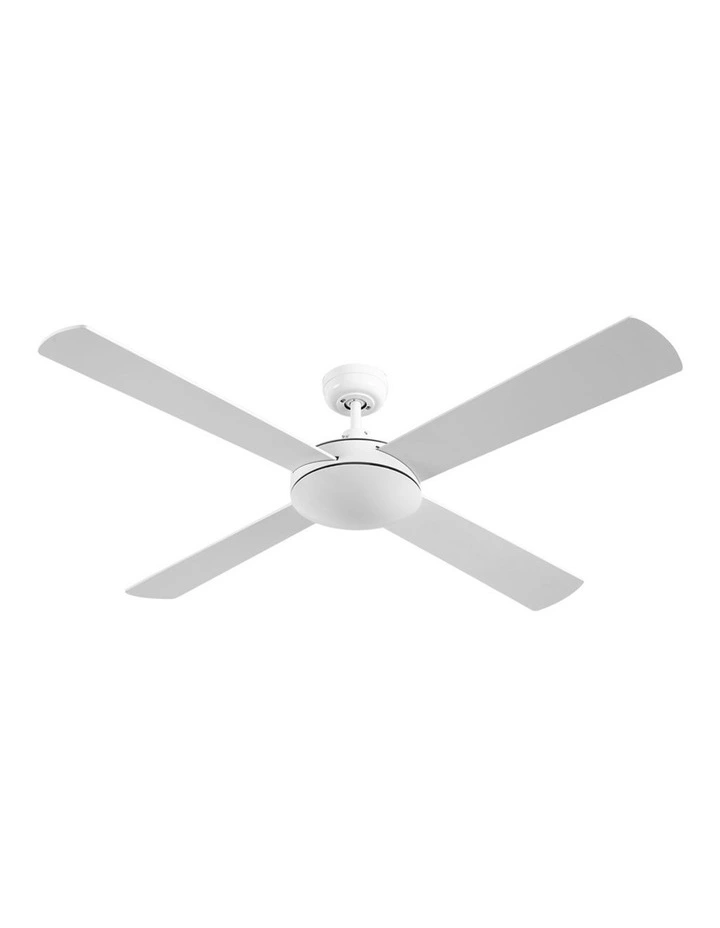 Dc Motor 4 Blades With Remote Ceiling Fan 52'' in White image 1