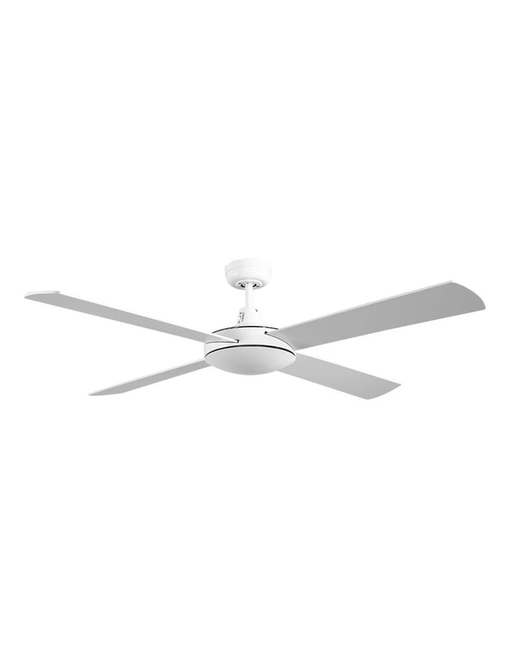 Dc Motor 4 Blades With Remote Ceiling Fan 52'' in White image 2
