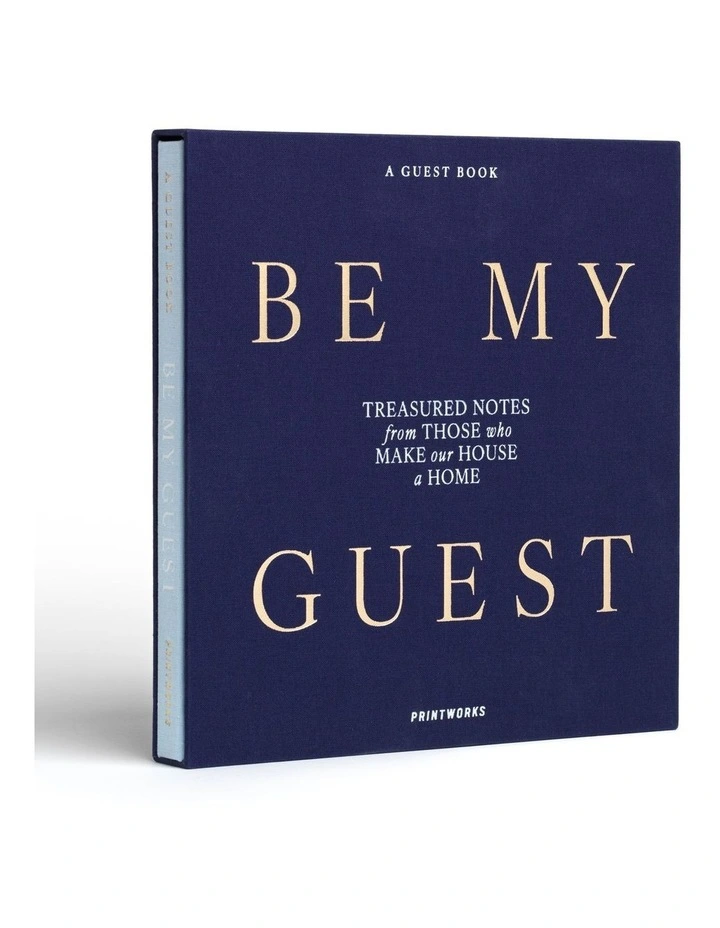 Be My Guest Book in Dark Blue image 1