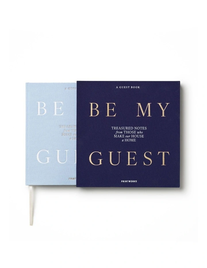 Be My Guest Book in Dark Blue image 2