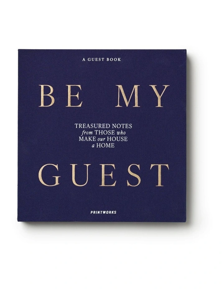 Be My Guest Book in Dark Blue image 3