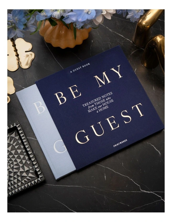 Be My Guest Book in Dark Blue image 5