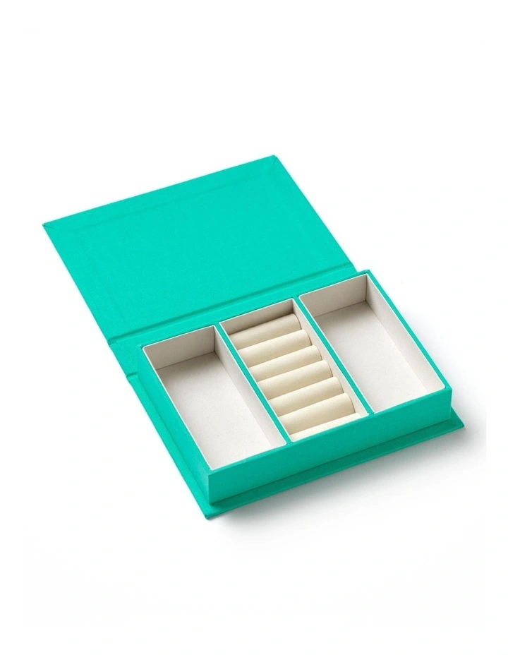 A Girls Best Friend Jewellery Box in Turquoise Small image 3
