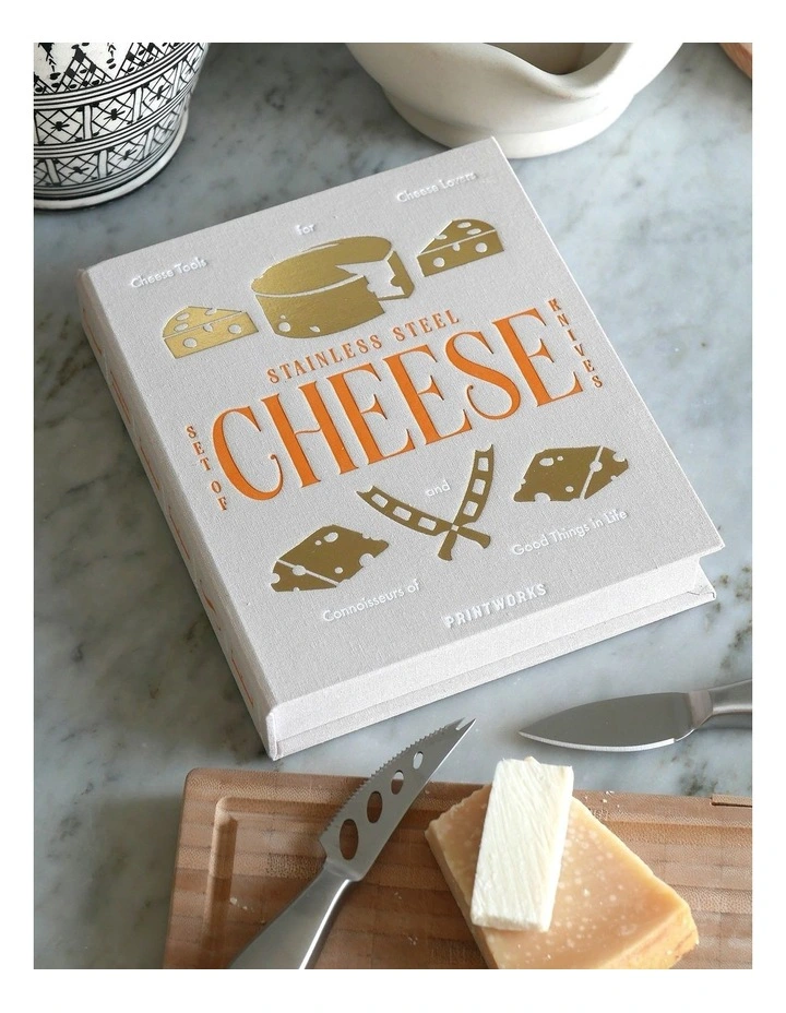 The Essentials Cheese Cutlery Tools in Beige Orange image 4