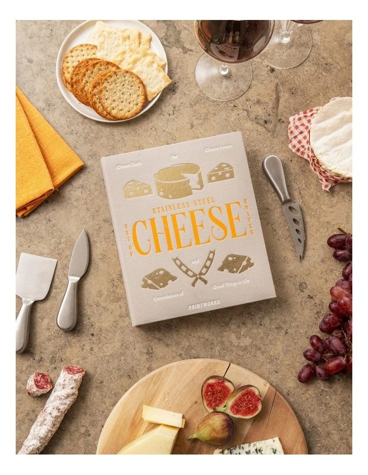 The Essentials Cheese Cutlery Tools in Beige Orange image 5