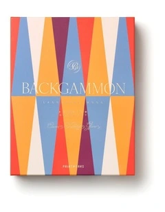 Lacquered Backgammon WallArt in Red