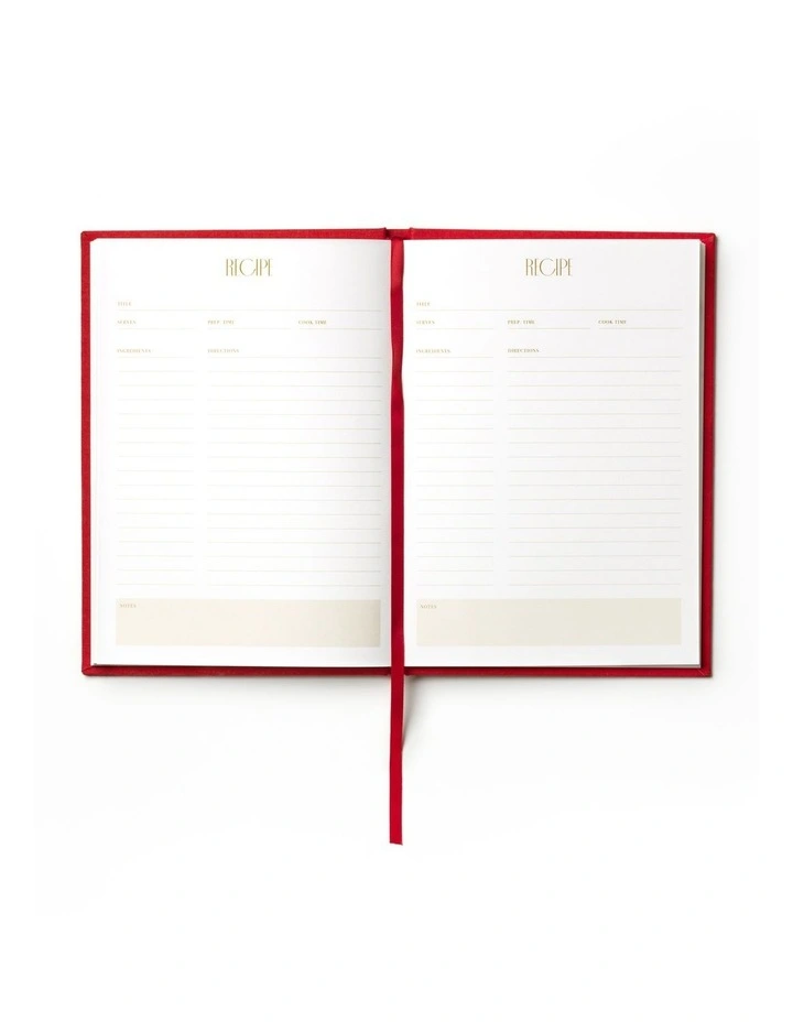 Todays Special Recipe Book in Red White image 3