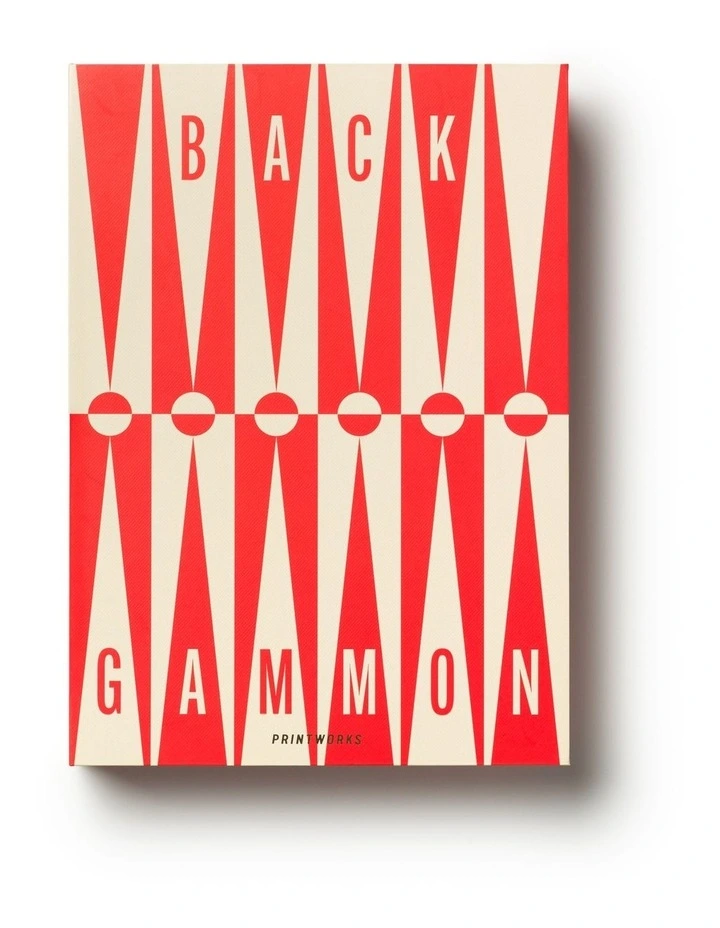 Classic Art of Backgammon in Red Cream image 2