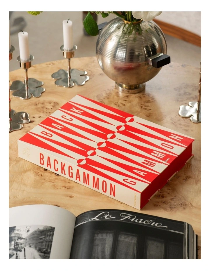 Classic Art of Backgammon in Red Cream image 5