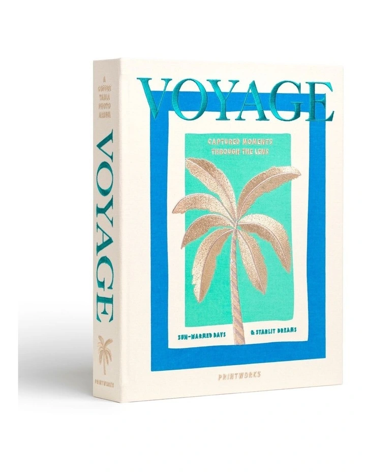 Embroidered Photo Album in Voyage image 1