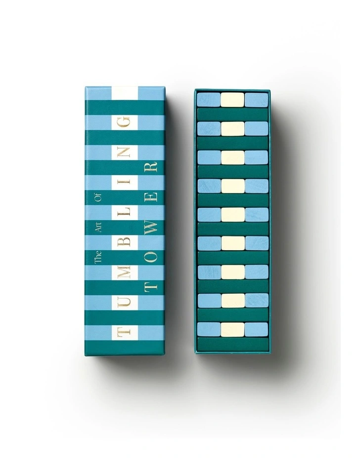 Printworks Play Tumbling Towers in Green Blue image 1