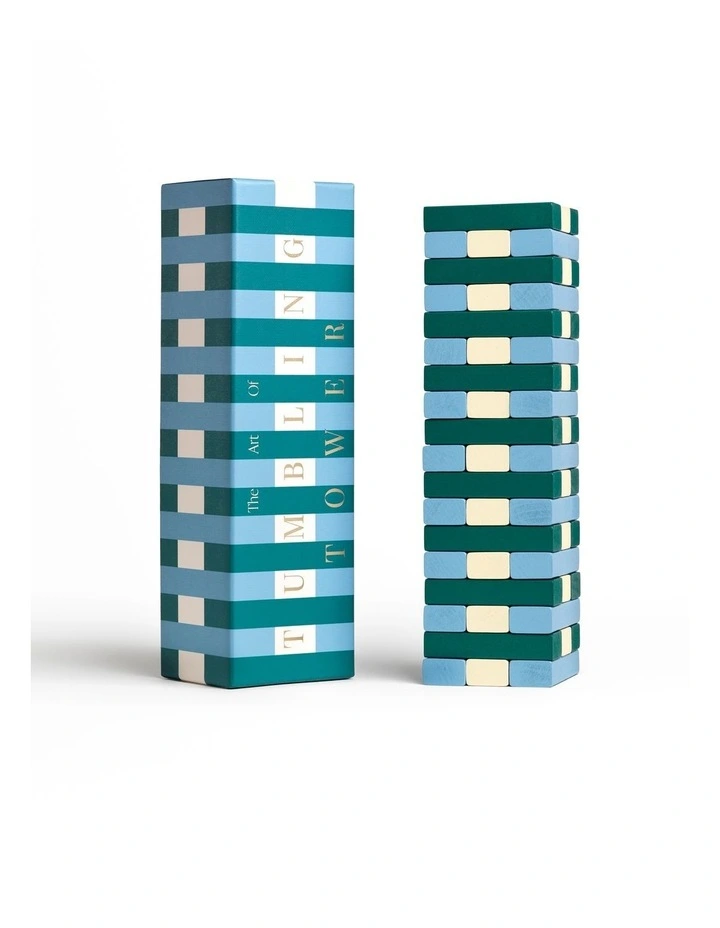 Printworks Play Tumbling Towers in Green Blue image 2