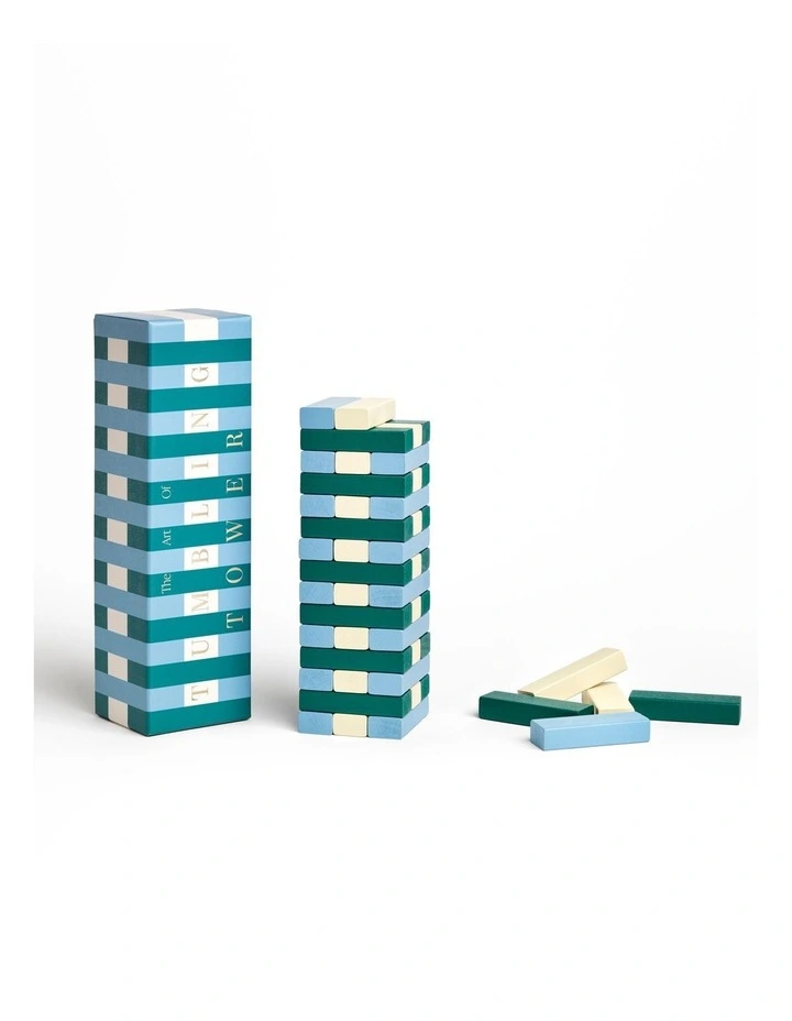 Printworks Play Tumbling Towers in Green Blue image 3