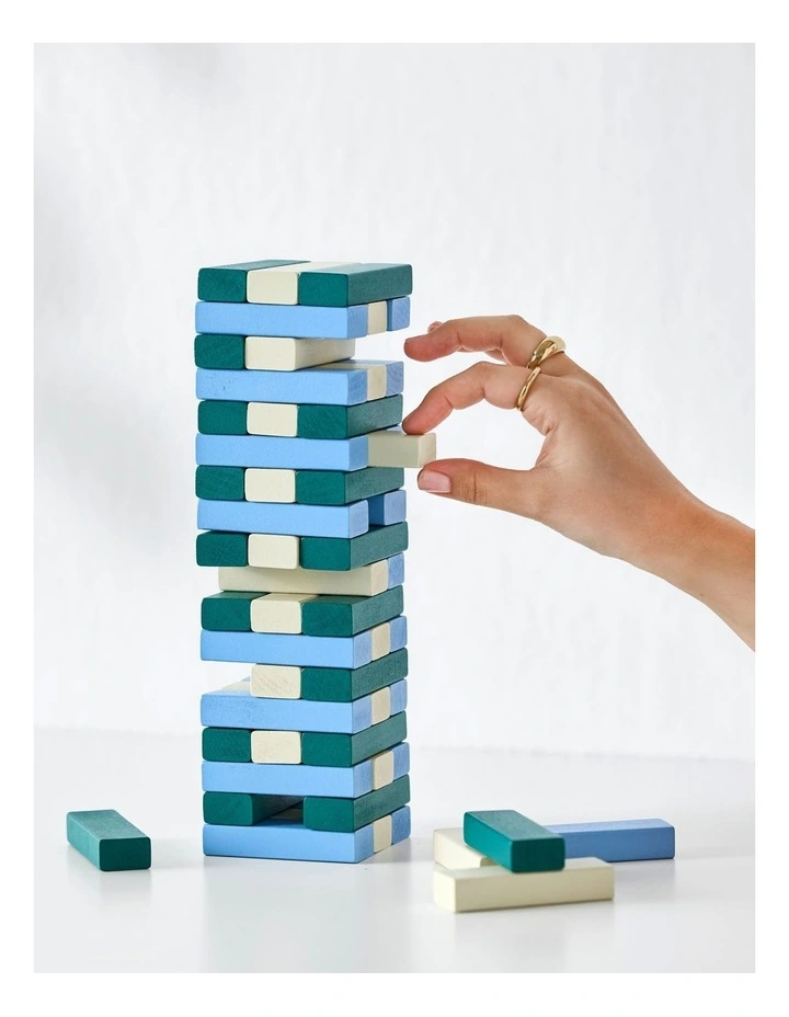 Printworks Play Tumbling Towers in Green Blue image 4