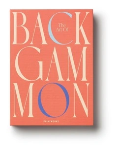 Classic Art of Backgammon WallArt in Red