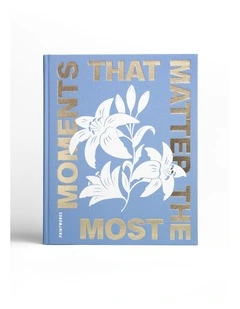 That Matters The Most Moments Photo Album in Blue