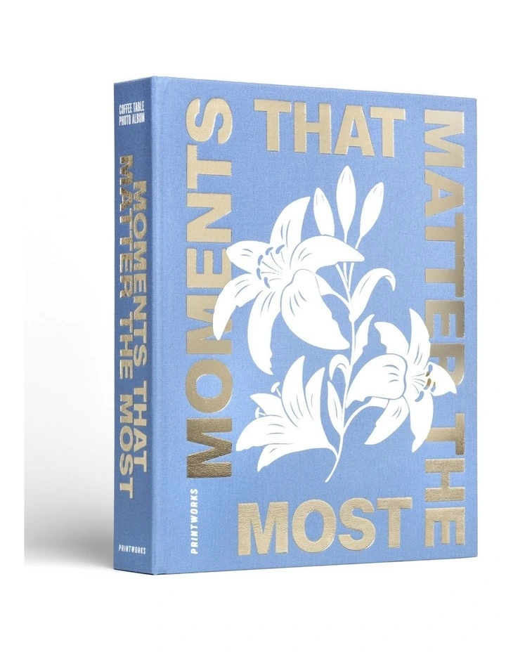 That Matters The Most Moments Photo Album in Blue image 2