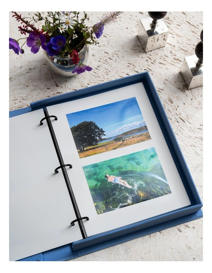 That Matters The Most Moments Photo Album in Blue image 4